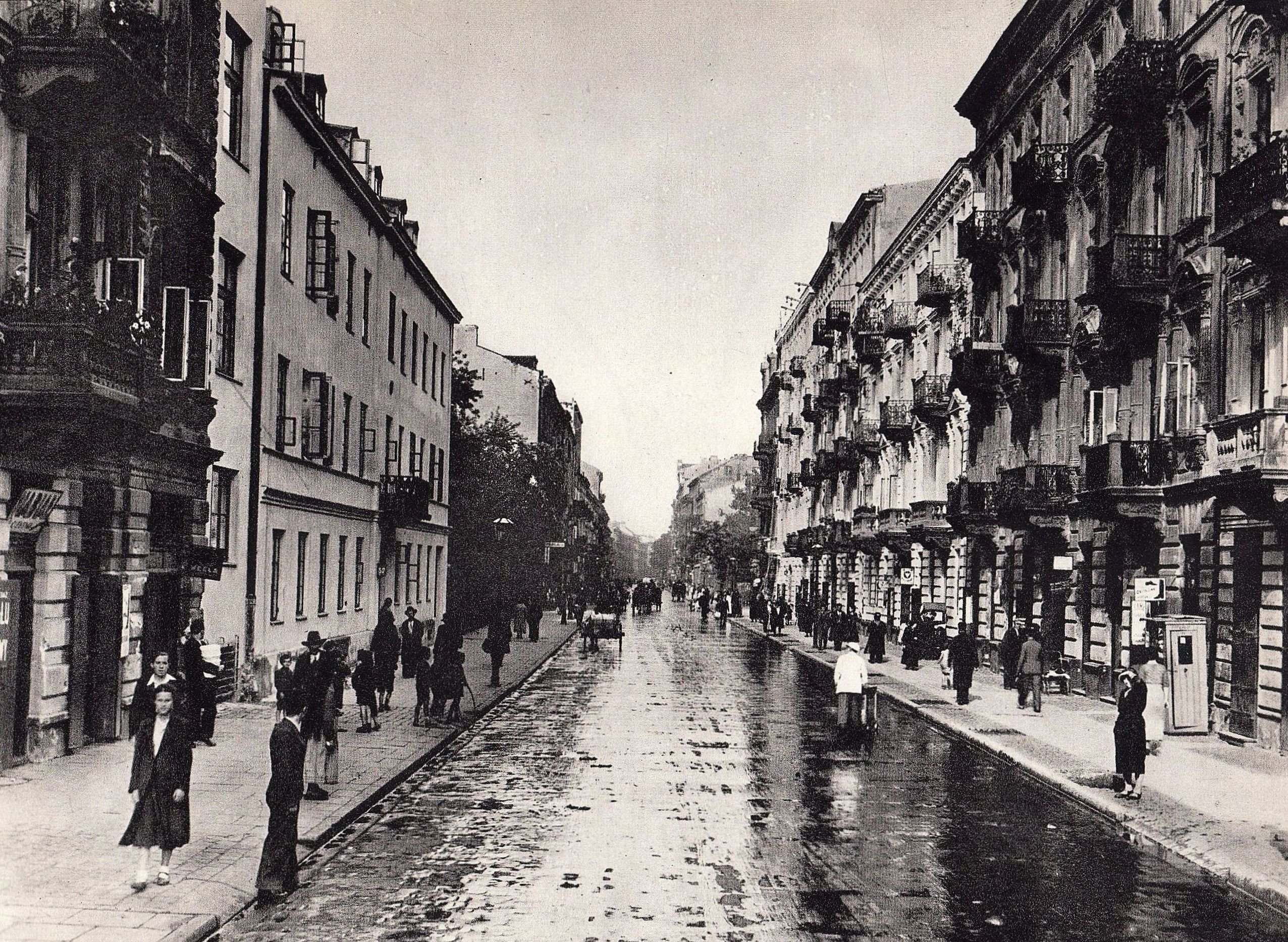 Ulica Nowolipki w 1935 roku